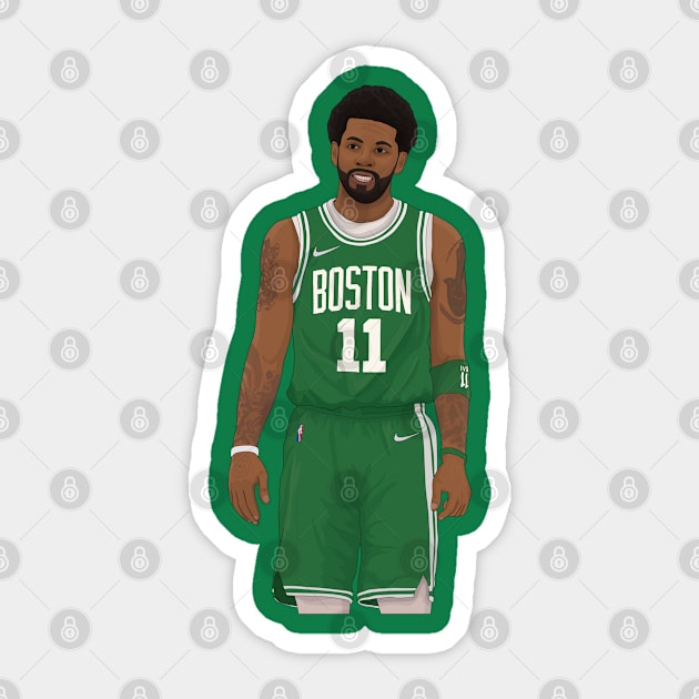 Kyrie Irving digital illustration Sticker by fmmgraphicdesign